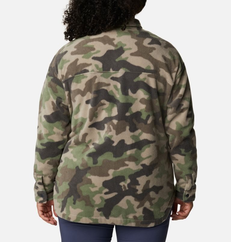 Columbia Benton Springs Shirt Jakke Dame Camouflage | Plus Size 24068T